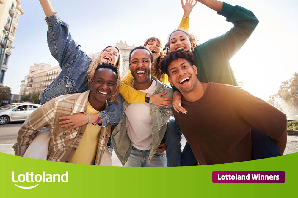 Group of happy young people